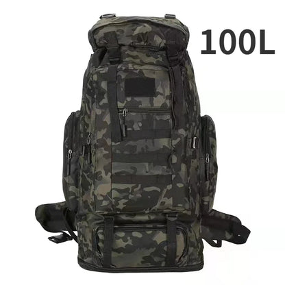 Sac à Dos Tactique 80L / 100L – Grand Volume pour Randonnée, Camping & Trekking - BLACKBEARD OUTDOOR INDUSTRIES