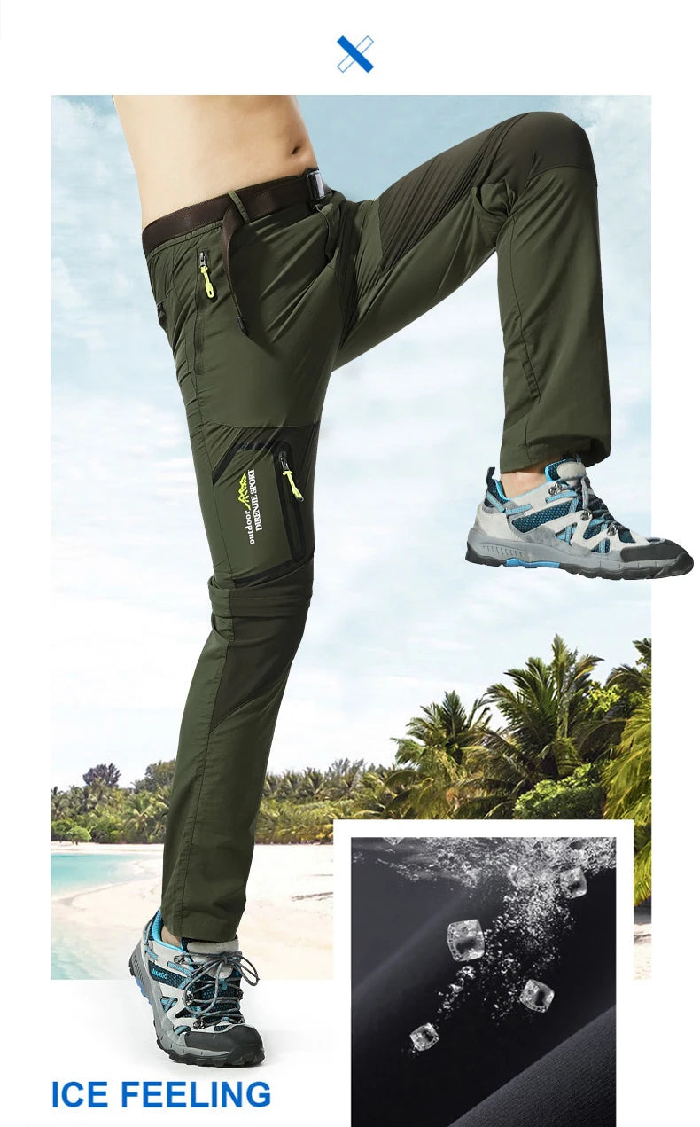 Pantalon de Randonnée Homme Été – Convertible, Séchage Rapide, Multi-Poches, Extensible - BLACKBEARD OUTDOOR INDUSTRIES