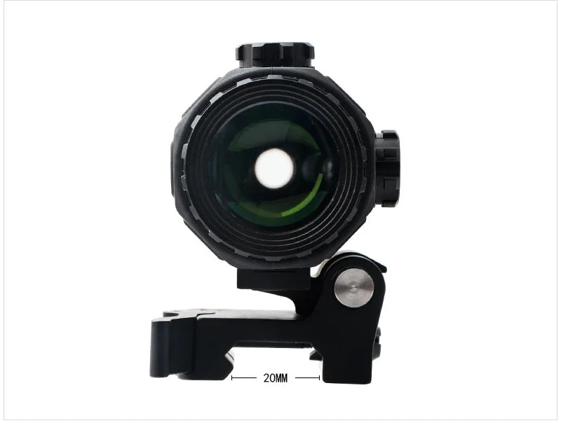 Magnifier Tactique Eotech G33 / G43 / G45 — Grossissement Fixe 3X ou 5X avec Monture QD Switch to Side - BLACKBEARD OUTDOOR INDUSTRIES