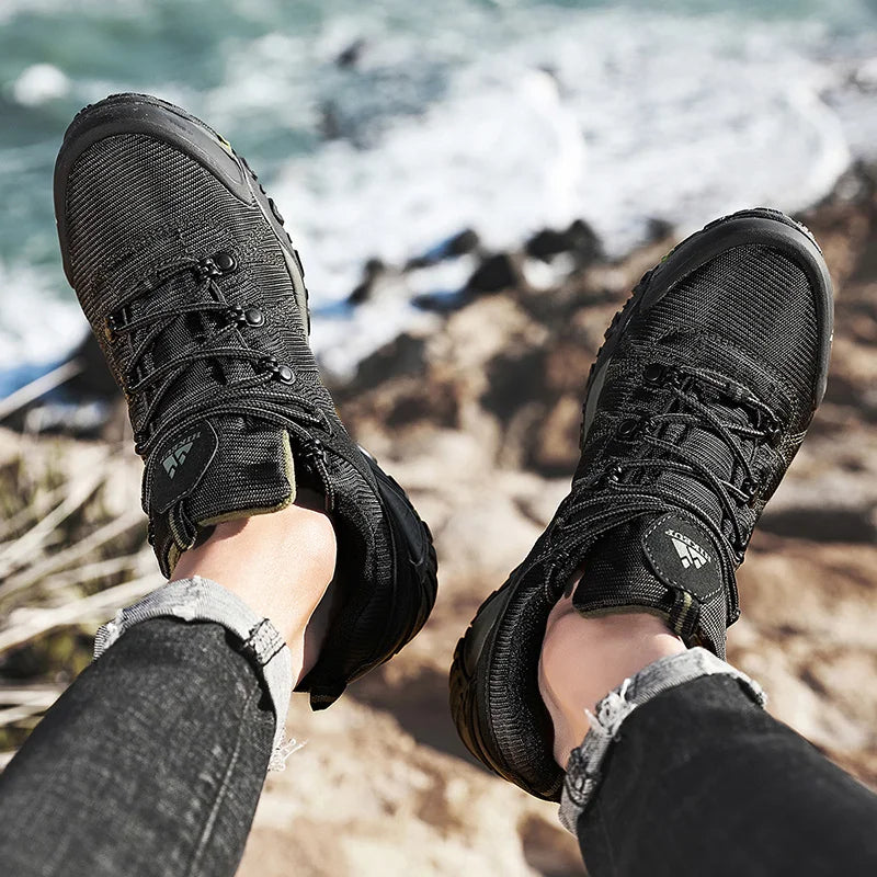 Chaussures de Randonnée Homme HIKEUP – Antidérapantes, Respirantes, Résistantes – Trekking, Escalade, Chasse, Tourisme - BLACKBEARD OUTDOOR INDUSTRIES