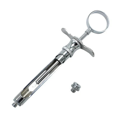 Seringue Dentaire Aspirante en Acier Inoxydable avec Embout – Instrument Chirurgical Dentaire Ma boutique