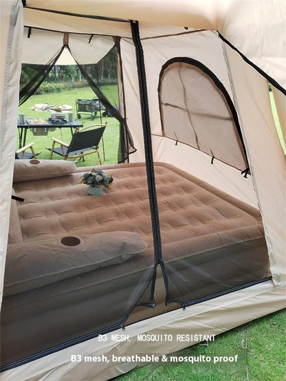 Tente Gonflable Lohascamping pour 4-5 Personnes - Air Shelter Dome Tent - BLACKBEARD OUTDOOR INDUSTRIES