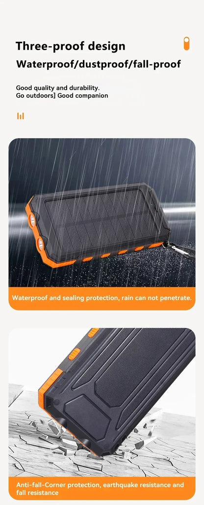 Batterie Externe Solaire 200000mAh – Chargeur Portable Ultra Haute Capacité - BLACKBEARD OUTDOOR INDUSTRIES