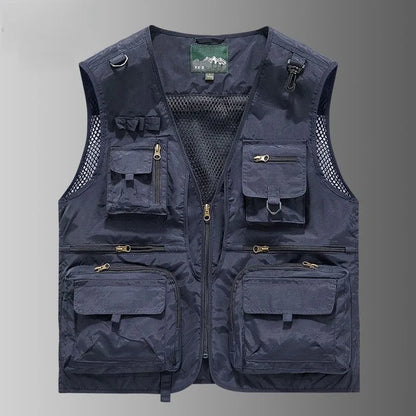 Gilet Tactique Homme Été – 14 Poches, Mesh Respirant - BLACKBEARD OUTDOOR INDUSTRIES