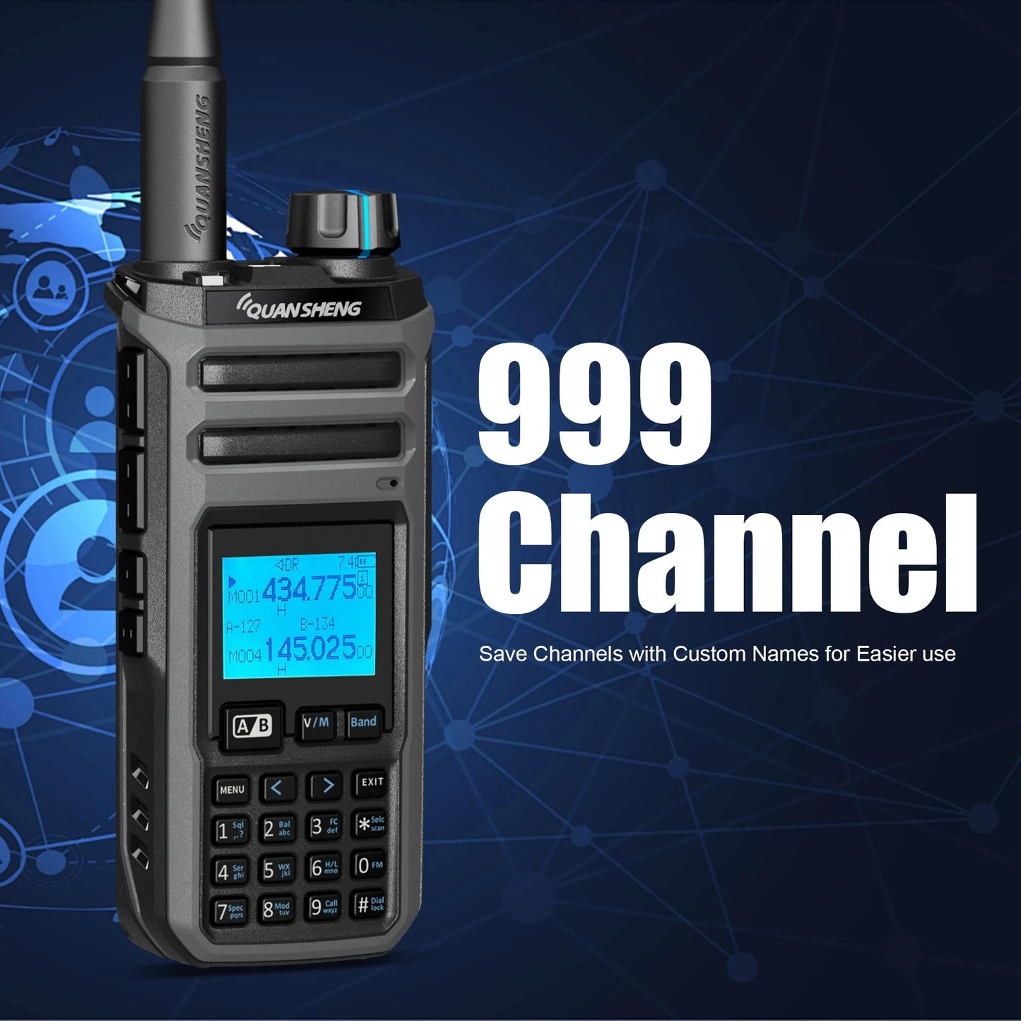 Talkie Walkie Quansheng TK11(5) Digital – Puissance 5-10W | DTMF/CTCSS/DCS | VOX | 10 Sets de Jammers Ma boutique
