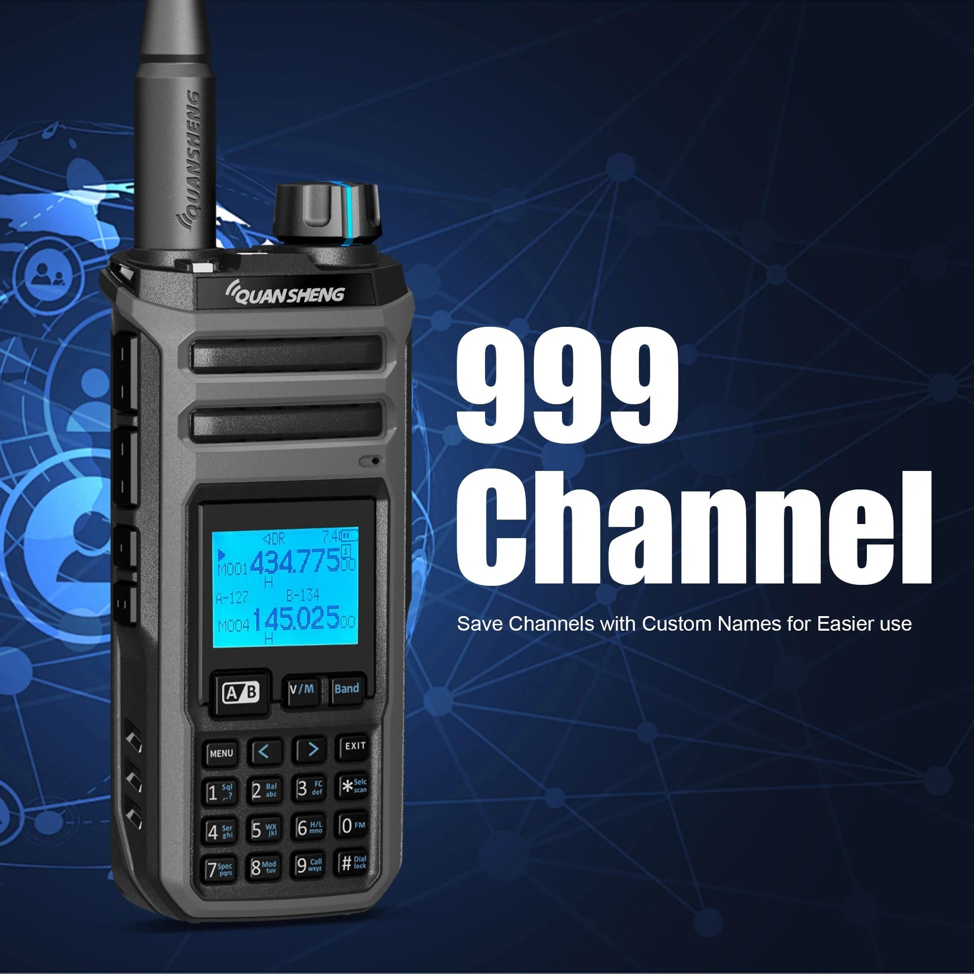 Talkie Walkie Quansheng TK11(5) Digital – Puissance 5-10W | DTMF/CTCSS/DCS | VOX | 10 Sets de Jammers Ma boutique
