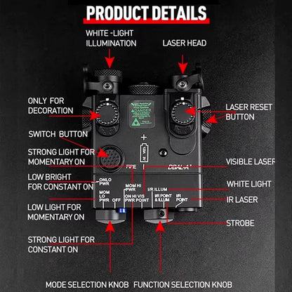 NGAL MAWL DBAL OGL Perst 4 RAID pointeur laser tactique Ma boutique