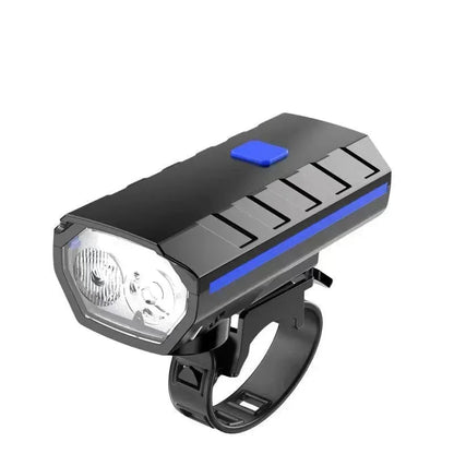 phare avant de vélo solaire a éclairage double faisceau avec avertisseur sonore Ma boutique
