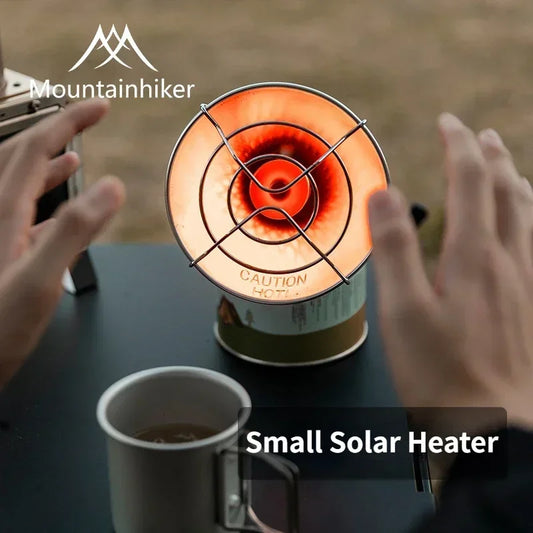 MOUNTAINHIKER Portable Mini Sun Gas Heating Stove Chauffage Gaz Portable Compact pour Camping et Activités Outdoor - BLACKBEARD OUTDOOR INDUSTRIES