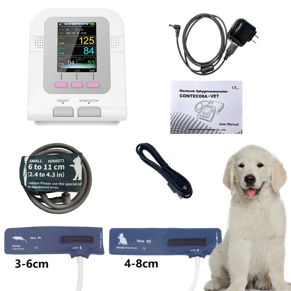 CONTEC08A Moniteur de Tension Artérielle Électronique pour Animaux (Vétérinaire) Ma boutique