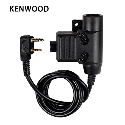 Casque Tactique Outdoor avec Microphone Bowman Elite II U94 PTT pour Radio Kenwood, Baofeng UV-5R – Équipement de Chasse et Tir CS BLACKBEARD OUTDOOR INDUSTRIES