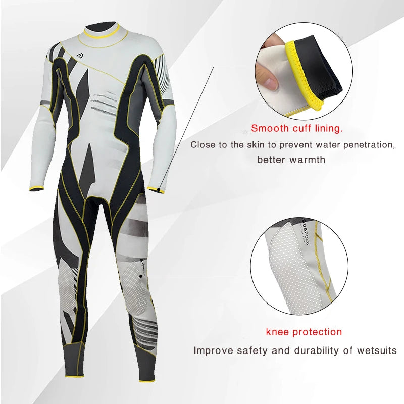 Combinaison de Plongée Homme 3MM Néoprène – Natation, Surf, Plongée, Snorkeling - BLACKBEARD OUTDOOR INDUSTRIES