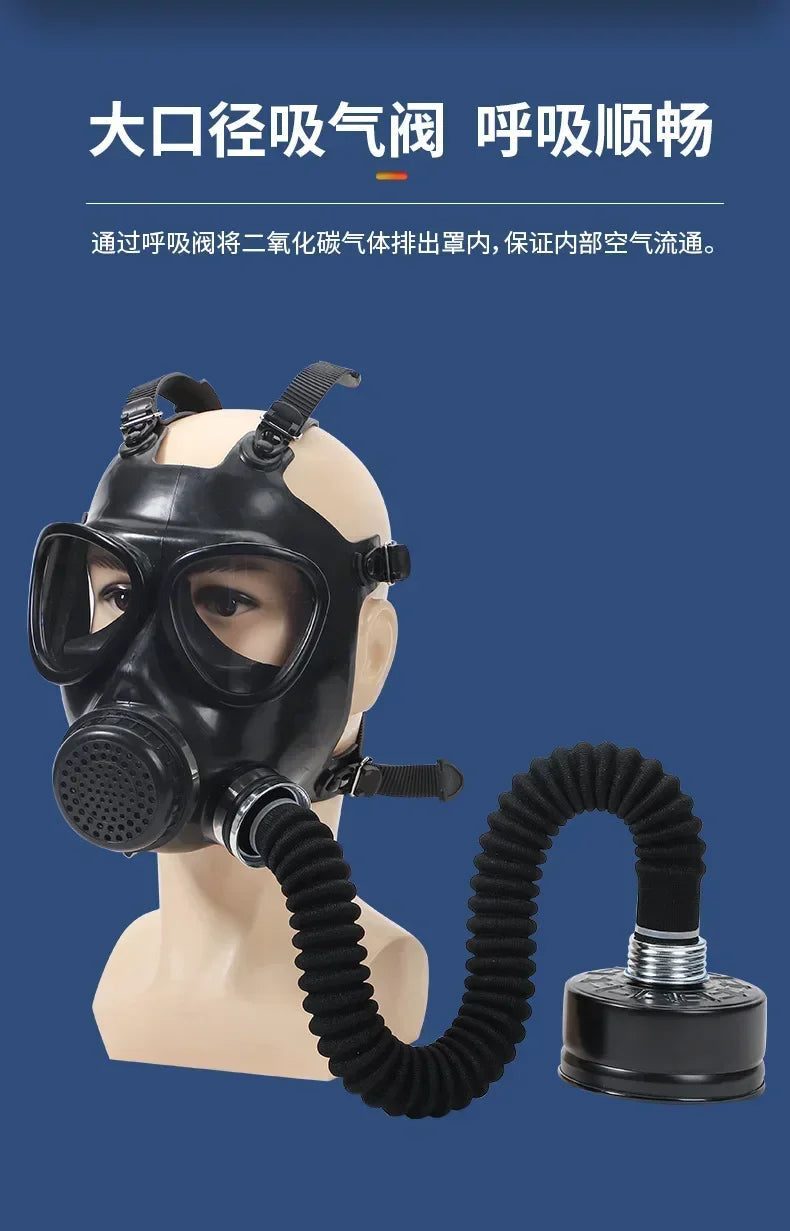 Masque Anti-Gaz et Fumée MF11B – Masque de Formation pour Urgences et Activités Extérieures BLACKBEARD OUTDOOR INDUSTRIES
