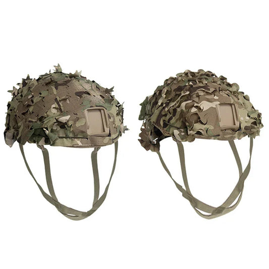 Housse de Casque Airsoft 3D Camo avec Découpe Laser en Forme de Feuilles Ma boutique