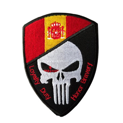 Patch Brodé Drapeau Espagnol – Patch Velcro 3D Écologique, Idéal pour Vêtements, Sacs, Accessoires et DIY - BLACKBEARD OUTDOOR INDUSTRIES
