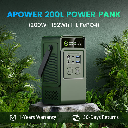 Station d’Énergie Portable DC 200W (60 000mAh – 192Wh) | Modèle AP200L - BLACKBEARD OUTDOOR INDUSTRIES
