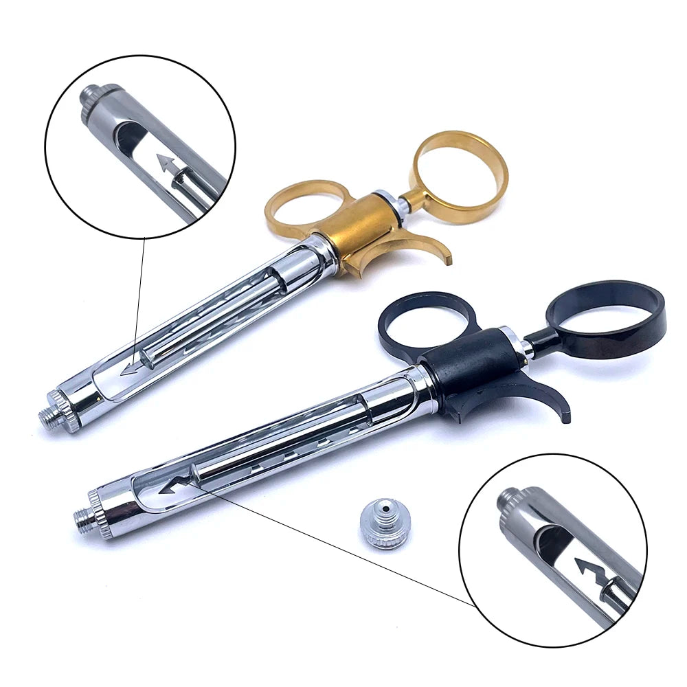 Seringue Dentaire Aspirante en Acier Inoxydable 1,8 ml – Instrument Dentaire Intraligamentaire avec Embouts Ma boutique