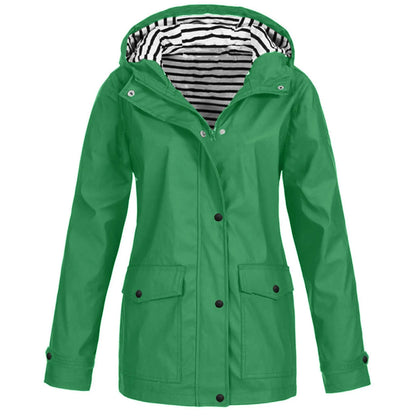 Veste Imperméable et Thermorégulatrice pour Femme - Coupe-Vent avec Capuche, Idéale pour la Randonnée et l'Escalade en Montagne - BLACKBEARD OUTDOOR INDUSTRIES