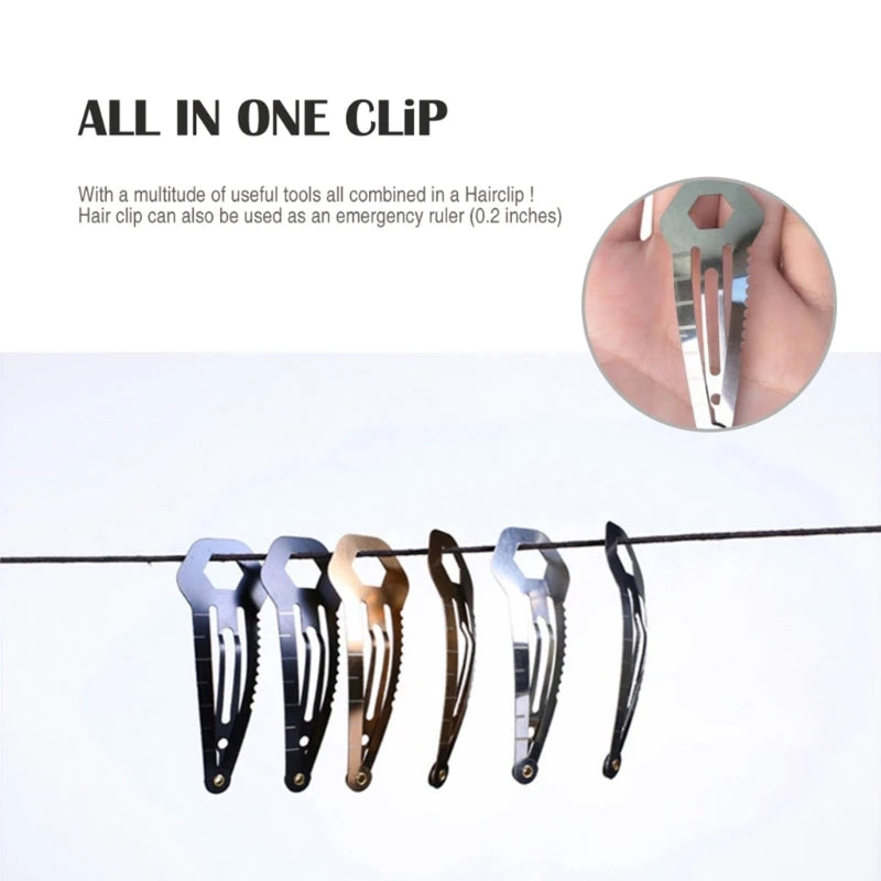 Barrette Tactique Multitool en Acier Inoxydable – Multi-fonction & Auto-Défense - BLACKBEARD OUTDOOR INDUSTRIES