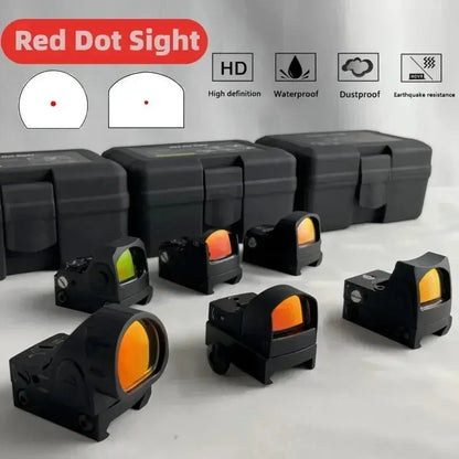 Viseur Tactique HD à Point Rouge Ajustable – Lentille Optique pour Fusil, Suivi Facile, Accessoire de Chasse et Tir Sportif Ma boutique