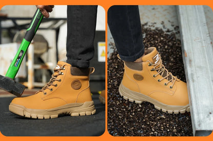 Chaussures de Sécurité Homme et Femme - Sneakers Anti-écrasement avec Embout Métallique, Bottes de Travail Indestructibles pour Construction - BLACKBEARD OUTDOOR INDUSTRIES