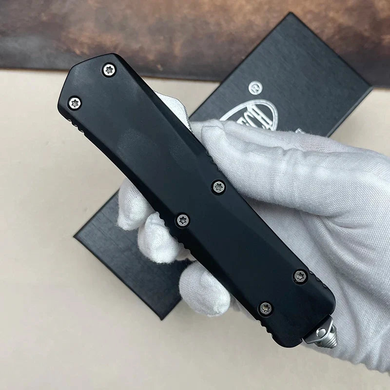 Couteau de Combat Troo Series Micro OTF Tech – Couteau EDC tactique à double tranchant D2 (modèle A07Don) - BLACKBEARD OUTDOOR INDUSTRIES