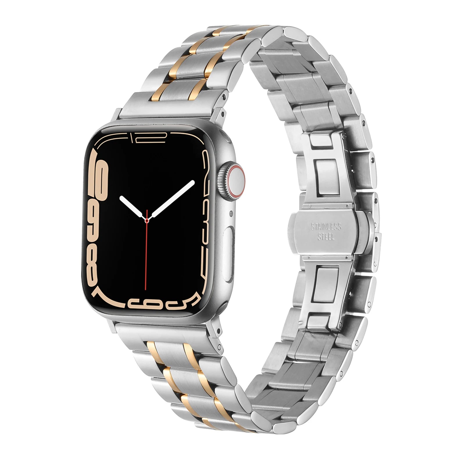 Bracelet en Acier Inoxydable pour Apple Watch – Bandes Métalliques pour iWatch Ultra / Series 10/9/8/7/6/5/4/3/SE BLACKBEARD OUTDOOR INDUSTRIES