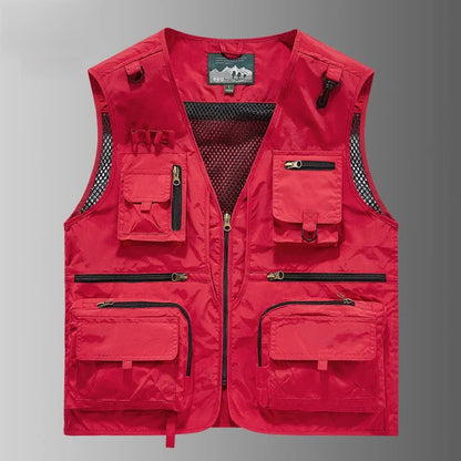 Gilet Tactique Homme Été – 14 Poches, Mesh Respirant - BLACKBEARD OUTDOOR INDUSTRIES
