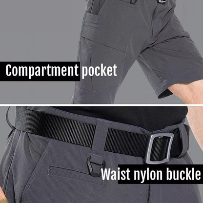 Short Cargo Tactique Homme Été — Randonnée, Camping, Urbain, Multi-Poches, Grande Taille, Imperméable - BLACKBEARD OUTDOOR INDUSTRIES