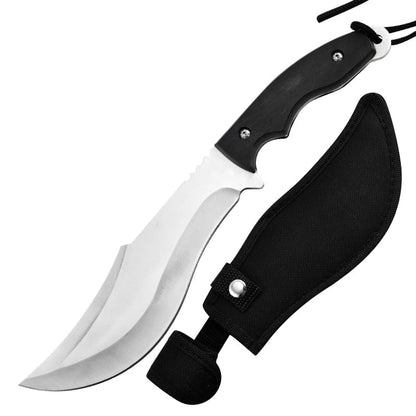 Couteau de Randonnée Compact – Lame Fixe Tranchante Haute Dureté - BLACKBEARD OUTDOOR INDUSTRIES