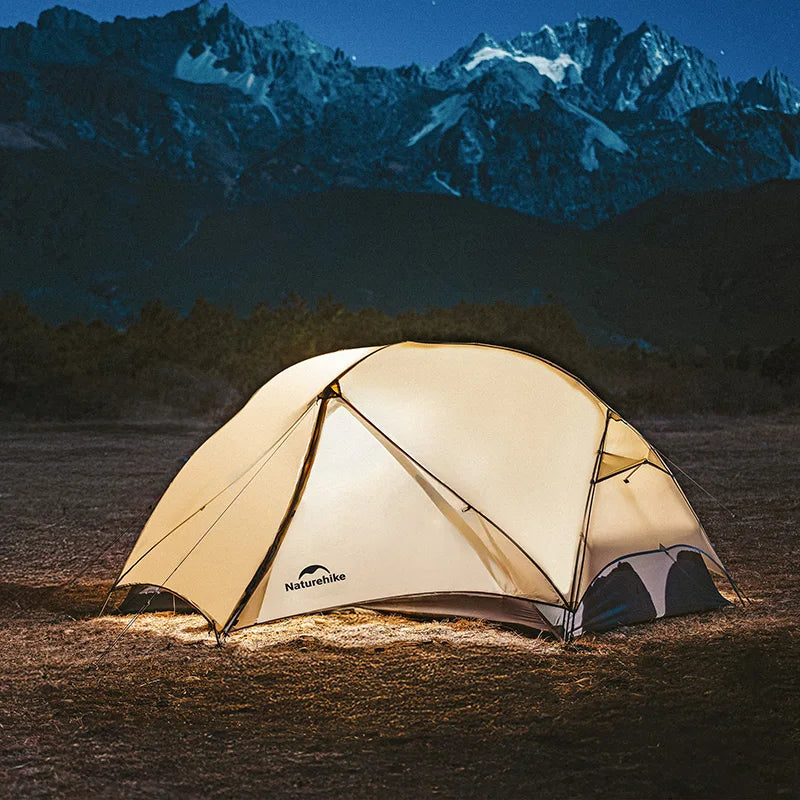 Naturehike Mongar UL Ultralight Camping Tent – Tente de Randonnée 3 Saisons Imperméable Double Couches - BLACKBEARD OUTDOOR INDUSTRIES