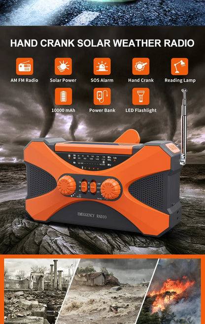 radio multifonction de survie solaire AM, FM et NOAA Ma boutique