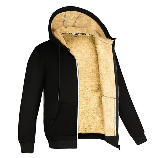 Veste Hiver Homme/Femme à Capuche — Polaire Épaisse Intérieure en Laine d'Agneau - BLACKBEARD OUTDOOR INDUSTRIES