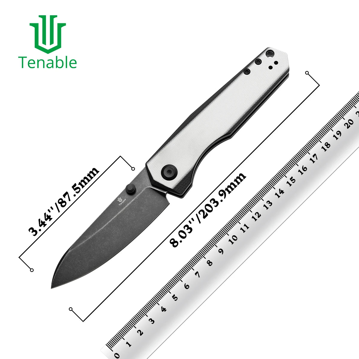 Tenable Pocket Knife Beaver T1105V – Couteau Pliant EDC Haut de Gamme par Kim Ning - BLACKBEARD OUTDOOR INDUSTRIES