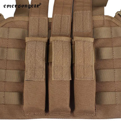 EMERSONGEAR MP7 Chest Rig avec Poche à Magazines – Gilet Tactique MOLLE pour Airsoft, Chasse et Camping - BLACKBEARD OUTDOOR INDUSTRIES