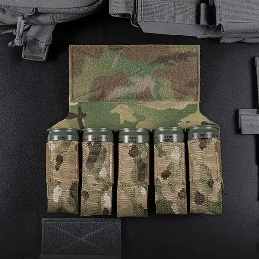 Pochette Airsoft M203 5 Coups 40MM – Support Grenades pour Gilet Tactique, Chest Rig, Plate Carrier Ma boutique