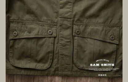 Veste Casual Vintage Amekaji Multi-Poches pour Homme - TCU - BLACKBEARD OUTDOOR INDUSTRIES