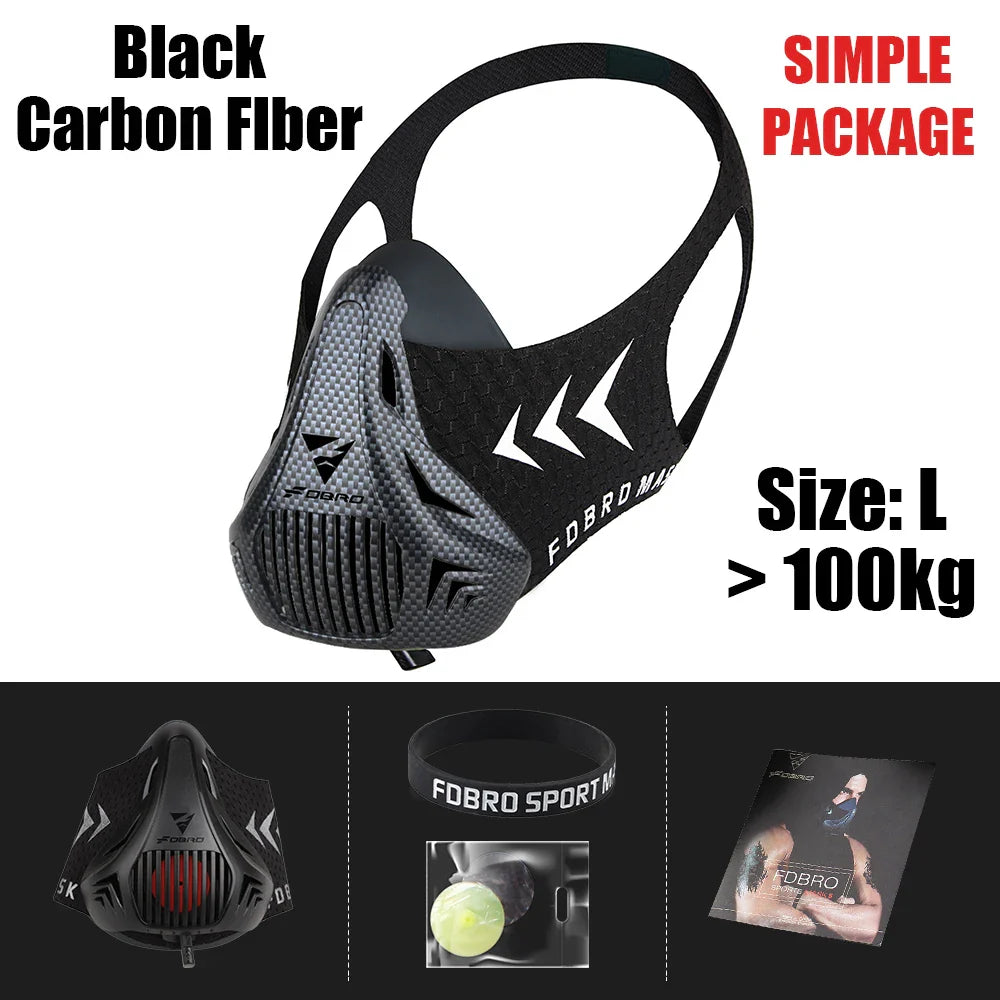 Masque d’Entraînement Sportif – Édition Élévation | Course, Fitness, Cyclisme – Style Noir 2.0 - BLACKBEARD OUTDOOR INDUSTRIES