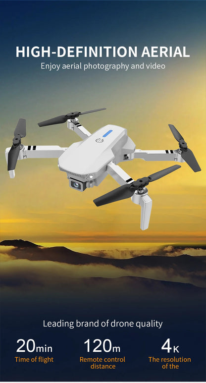 KBDFA 2025 E88 Professional Wide Angle RC HD 4K Camera drone Ma boutique