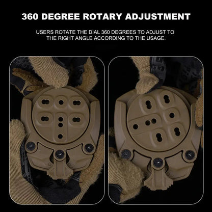 Adaptateur de Holster Tactique 360° – Base Rotative Modulaire pour Holster de Chasse et Airsoft Ma boutique