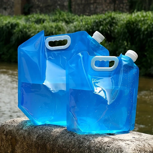 Jerrican Souple Pliable 5L / 10L – Réservoir d’Eau Portable pour Camping, Randonnée, Urgences, Survie - BLACKBEARD OUTDOOR INDUSTRIES