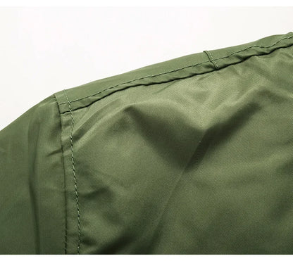 Veste Bomb MA1 Pilote Homme 2023 – Veste Baseball Épaissie Automne-Hiver, Coupe Casual et Militaire - BLACKBEARD OUTDOOR INDUSTRIES