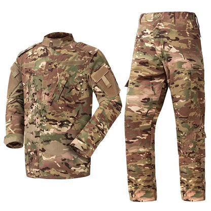 Ensemble Uniforme Tactique BDU Noir – Chemise et Pantalon de Combat pour Homme - BLACKBEARD OUTDOOR INDUSTRIES