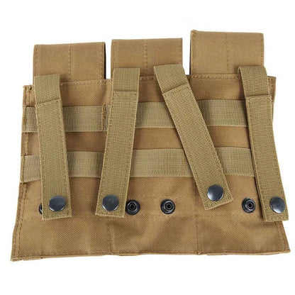 Poche Tactique MOLLE Triple ou Double – Porte-Chargeurs 5.56 / 7.62 – Airsoft, Paintball, Tir, Wargame - BLACKBEARD OUTDOOR INDUSTRIES