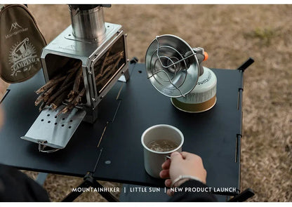 MOUNTAINHIKER Portable Mini Sun Gas Heating Stove Chauffage Gaz Portable Compact pour Camping et Activités Outdoor - BLACKBEARD OUTDOOR INDUSTRIES