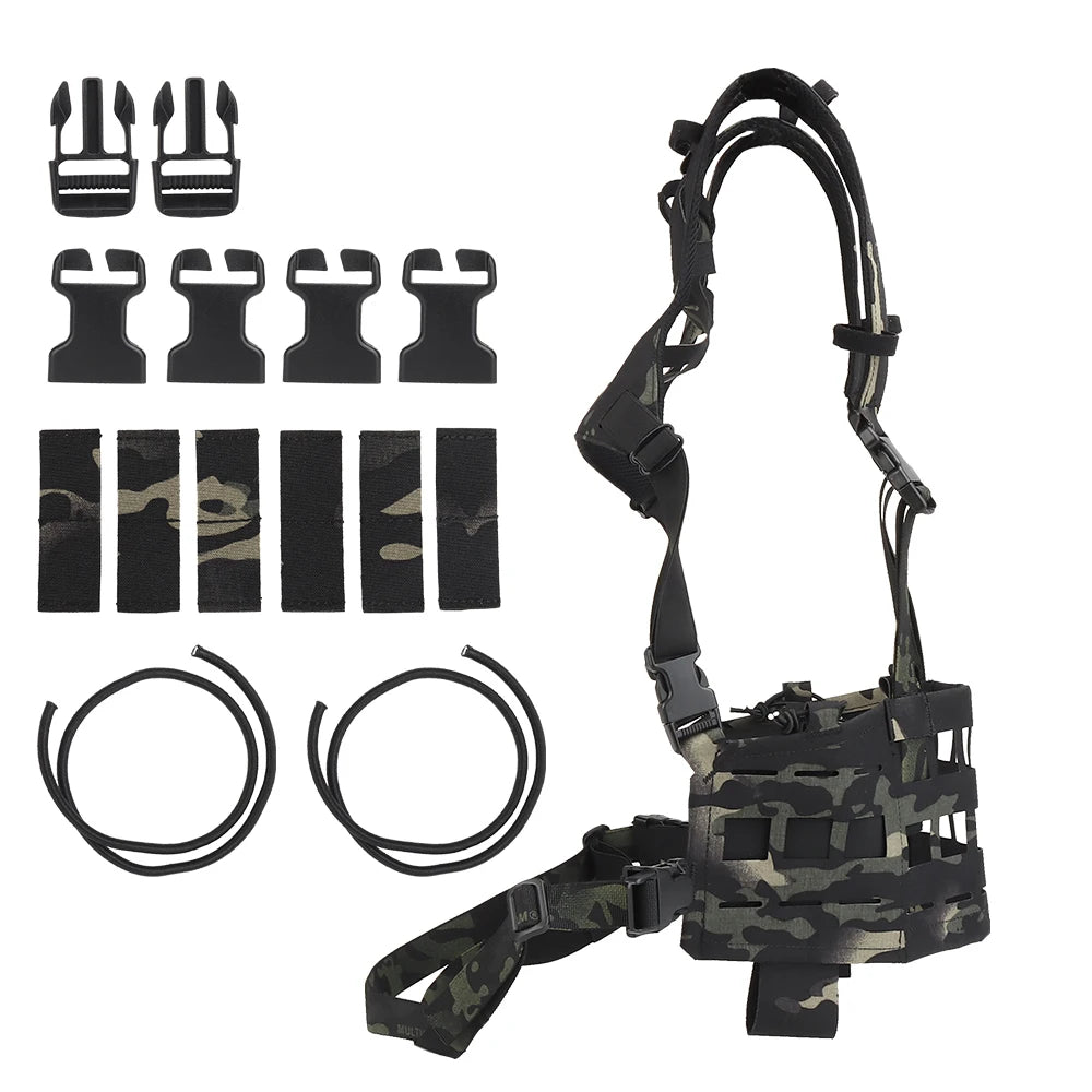 Gilet Tactique SPC - Chest Rig Léger avec Système Molle, Multi-fonction, Convertible, Plateforme de Transport de Charge pour Chasse et Activités Tactiques - BLACKBEARD OUTDOOR INDUSTRIES