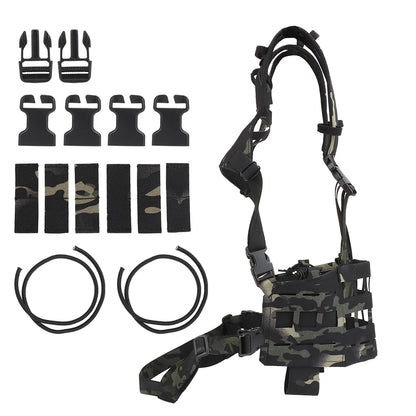 Gilet Tactique SPC - Chest Rig Léger avec Système Molle, Multi-fonction, Convertible, Plateforme de Transport de Charge pour Chasse et Activités Tactiques - BLACKBEARD OUTDOOR INDUSTRIES