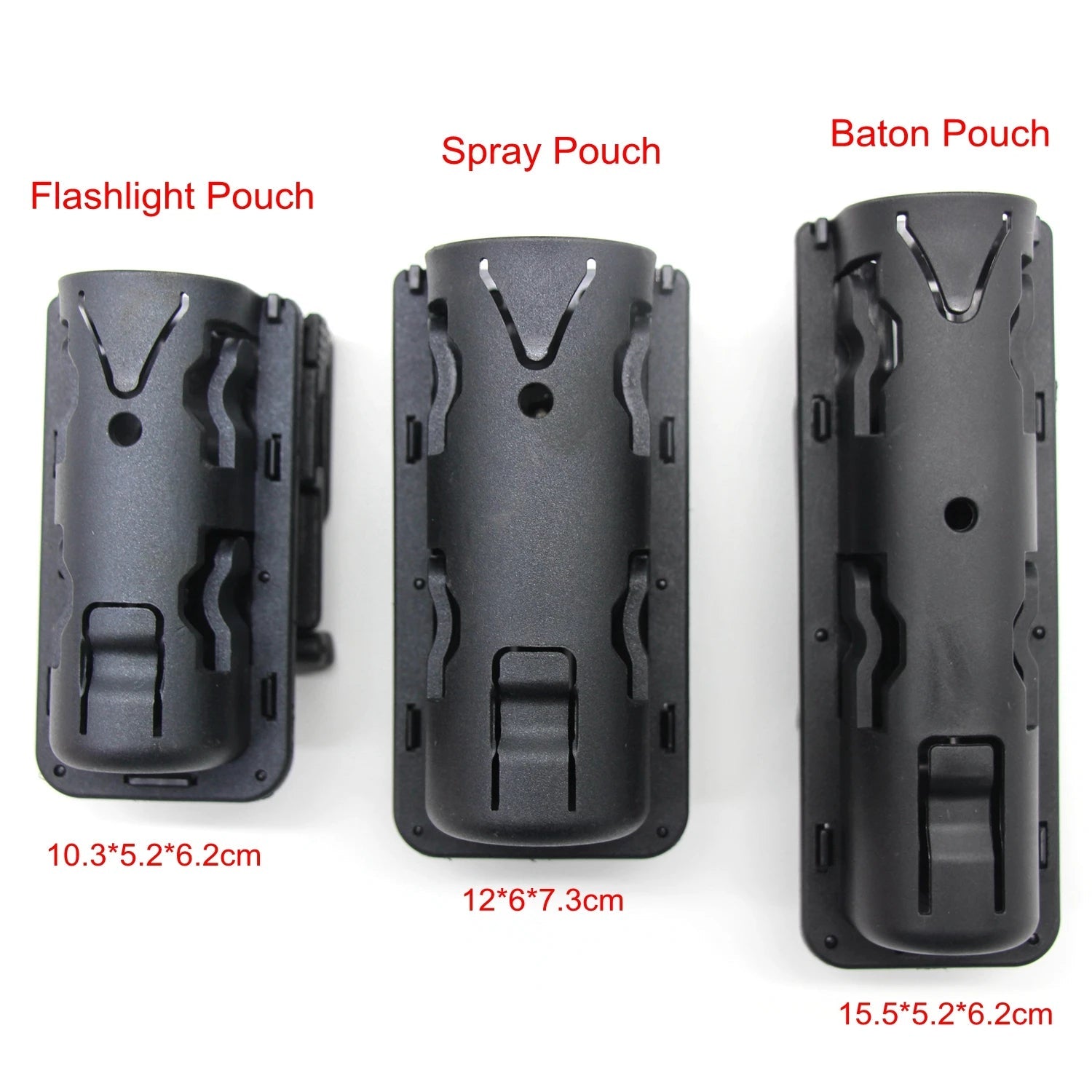Poche Tactique Polyvalente - Porte-Spray, Porte-Flashlight, Porte-Bâton (Rotation 360°, Ouverture Rapide) BLACKBEARD OUTDOOR INDUSTRIES