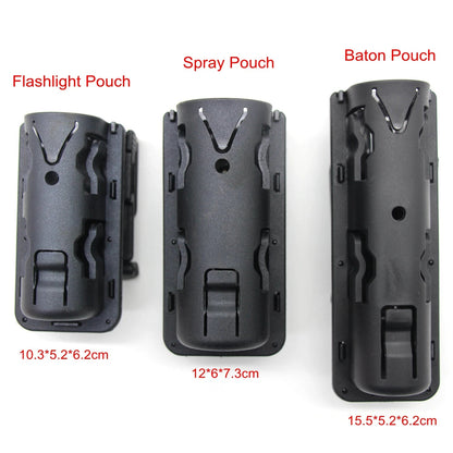 Poche Tactique Polyvalente - Porte-Spray, Porte-Flashlight, Porte-Bâton (Rotation 360°, Ouverture Rapide) BLACKBEARD OUTDOOR INDUSTRIES