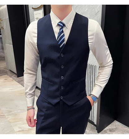 Costume Homme 3 Pièces - Élégant et Classique, Idéal pour Mariage et Événements Formels - Taille S-6XL BLACKBEARD OUTDOOR INDUSTRIES